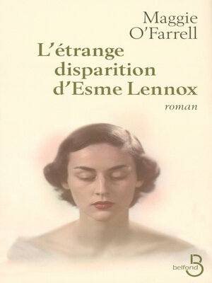 cover image of L'Etrange disparition d'Esme Lennox